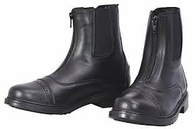 Tuffrider Womens Starter Front Zip Paddock Boots Black 8