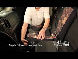 Browning Camo Seat Cover Installation