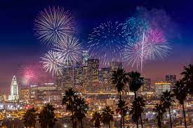 nye 2024 fireworks in los angeles