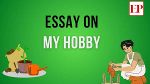 my hobby essay in english for all