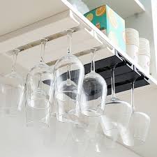 Wine Glass Hanging Rack Under Cabinet