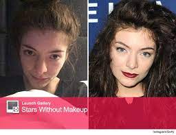 lorde goes makeup free shares acne