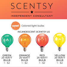 New 25 Watt Red Scentsy Light Bulb