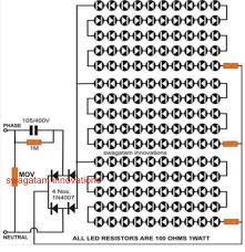 transformerless led light circuit