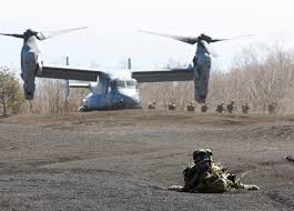 u s marines practise airborne aults