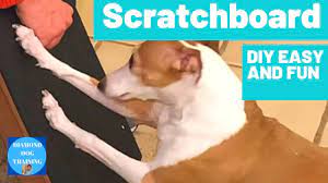 diy dog nail scratchboard easy to make