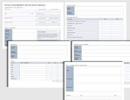 free project requirement templates