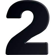 2 (two) is a number, numeral and digit. Ziffer Selbstklebend Type 2 Hohe 30 Mm Aluminium Schwarz Eloxiert