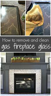cleaning the inside of gas fireplace