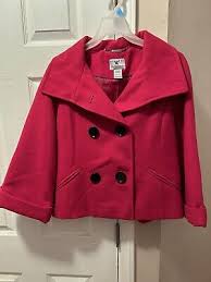 Worthington Coat Short Cropped Hot Pink