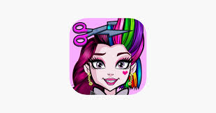 monster high beauty salon on the app