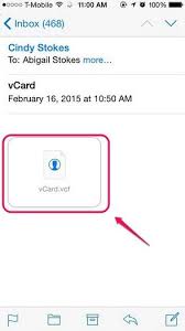 how to transfer vcf vcard contacts to