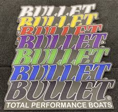 bullet boats large carpet graphic decal