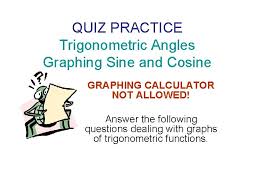 Quiz Practice Trigonometric Angles