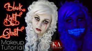 black light ghost halloween makeup