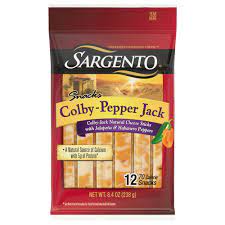 sargento cheese snacks colby pepper