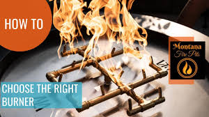 how to choose the right fire pit burner
