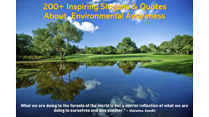 inspiring slogans on go green save earth