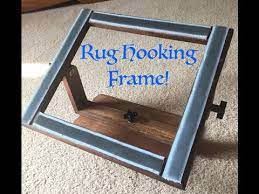 making a rug hooking frame you