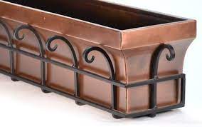 For the real deal in stunning copper planters and window box liners, hooks and lattice is proud to present this collection of real copper window boxes, planters & liners. Copper Window Flower Garden Box Planter à¤µ à¤¡ à¤¬ à¤• à¤¸ à¤ª à¤² à¤Ÿà¤° Starlings International Handicrafts Moradabad Id 12421686462