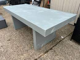 Concrete Effect Garden Table Essex