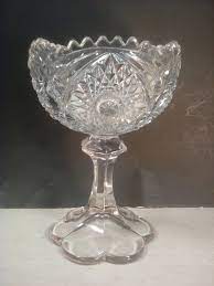 Buy Cut Glass Round Pedestal Bowl