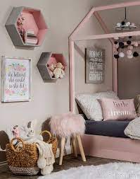 pink girls bedroom decor