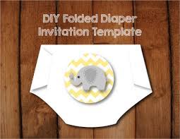 Diaper shaped shower party favors: Free 13 Sample Diaper Invitation Templates In Psd Eps