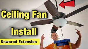 how to install a ceiling fan harbor