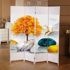 Chinese Style Fabric Screen Partition