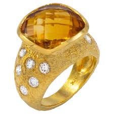 pepper diamond ring in 22k gold