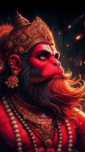 majestic red hanuman bhagwan hd