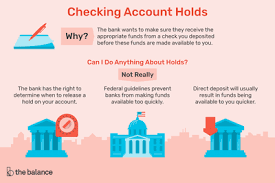 Funds Availability Rules On Holding Your Deposits