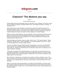 classics the dickens you say 