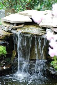 This beautiful waterfalls is excellent in combination with our small patio pond while. Garden Waterfall Design Pictures