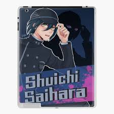 The pressure from his uncle being almost suffocating. Shuichi Saihara Print With Name Danganronpa V3 Fanart Print Ipad Case Skin By Sketchy Art Redbubble