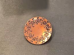 round copper brooch pin jewelry ebay