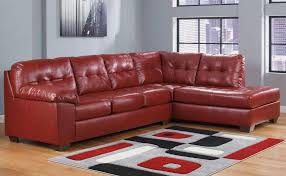 Get great deals on ashley furniture red sofa sets. Ashley Alliston Durablend Sectional Salsa Signature Design Right Chaise 20100 17 66 Kit Sectional