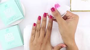 soy nail polish remover wipes non