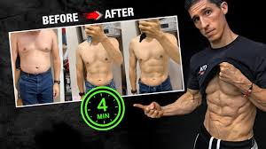 How to Get a 6 Pack in 4 Minutes a Day (WORKS EVERY TIME!) - YouTube