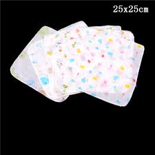 Us 1 83 17 Off 10pcs Baby Feeding Towel Teddy Bear Bunny Dot Chart Printed Children Small Handkerchief Gauze Towels Nursing Towel In Towels From