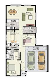 Ground floor master bedroom with additional guest room and. One Story House Plans With Porches 3 To 4 Bedrooms And 140 To 220 Square Meters