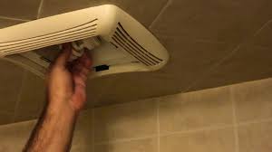 change light bulb on nutone shower fan