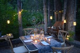 Using Solar Lighting For An Outdoor Picnic Sanctuary Home Decor
