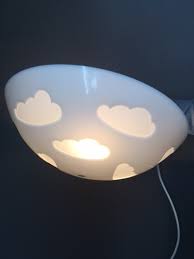 Ikea Ceiling Lamp Skojig White Cloud