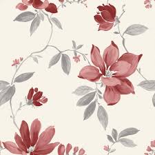 Magnolia Cream Floral Wallpaper In 2020 Wallpaper Tree