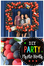 Make sure it can easily break down and fit through door frames and transport easily to your location. Diy Party Photo Booth With Balloons Fun Squared