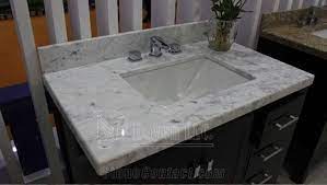distributor granite vanity tops white