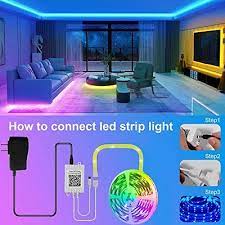 diyilight led strip lights 50 ft smart