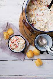 seafood chowder with lobster new england